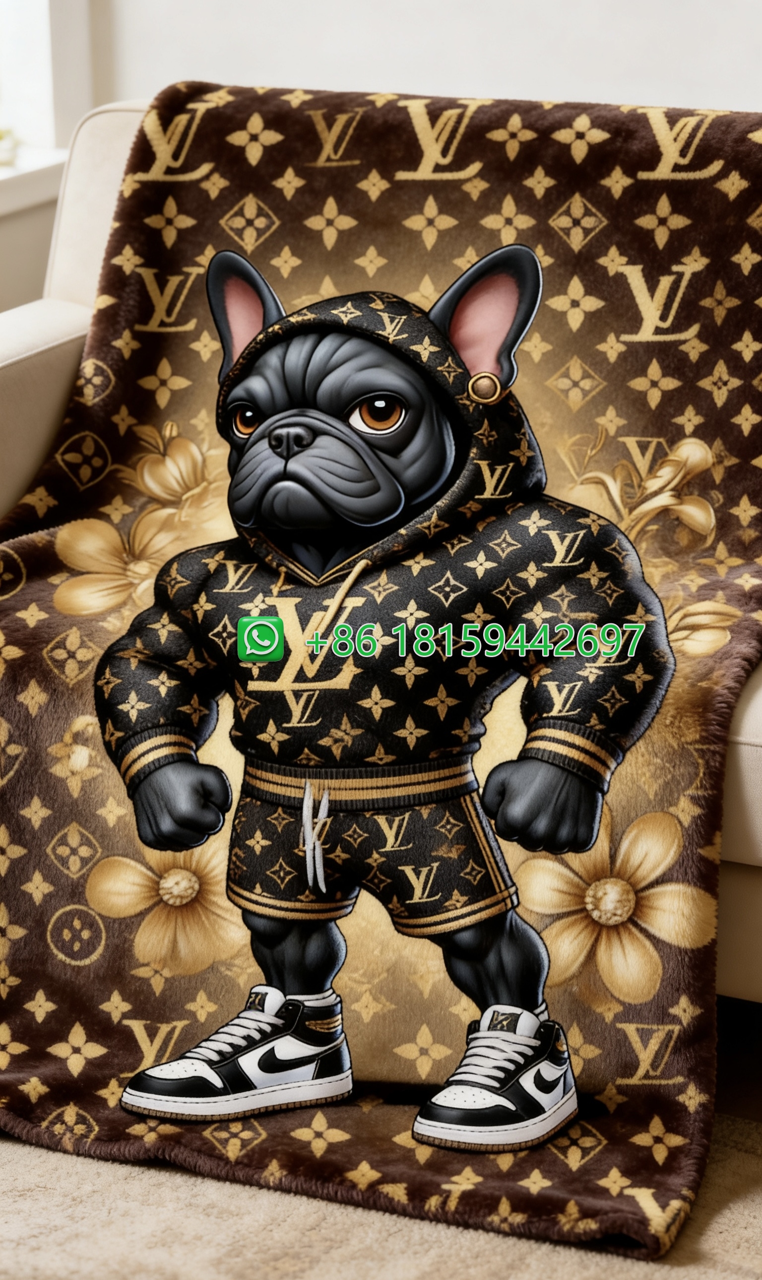 Louis Vuitton Throw Blankets